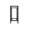 Atviras stelažas LANBERG OR01-6822-B 22U, 600 mm x 800 mm, juodas, 600 kg