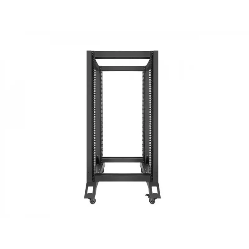 Atviras stelažas LANBERG OR01-6822-B 22U, 600 mm x 800 mm, juodas, 600 kg