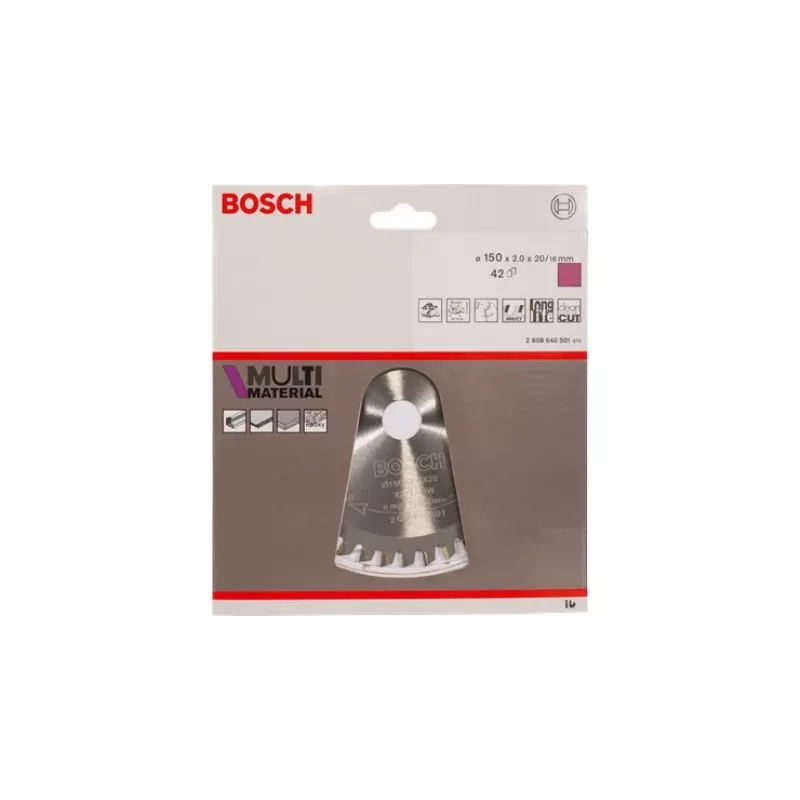 Pjūklo diskas Bosch Multi Material 2608640503 storis 1,8 mm