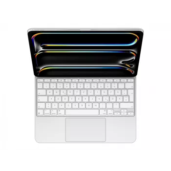 Apple Magic Keyboard iPad Pro 13 colių M4 vokiška QWERTZ balta su jutikliniu kilimėliu