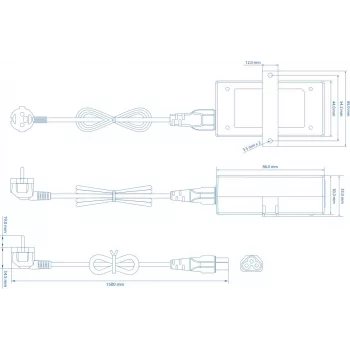 PoE įpurškiklis TELTONIKA PR324EUB 24W vienam Ethernet įrenginiui