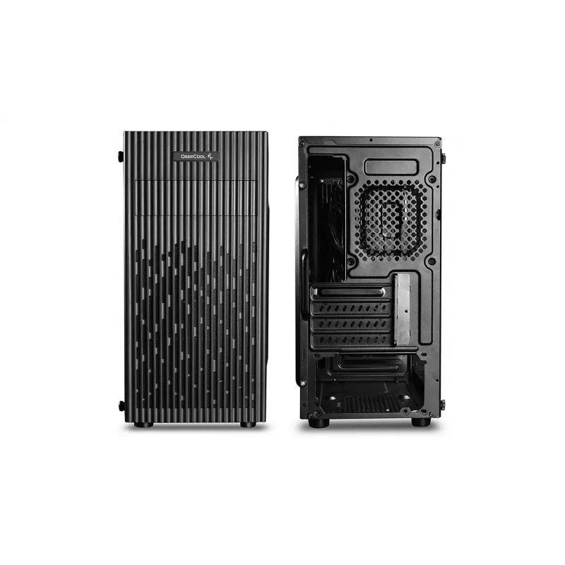 Korpusas DeepCool Matrexx 30 Mini Tower – Micro ATX, grūdintas stiklas, 3x3.5 col. / 2x2.5 col. vietos, GPU iki 25 cm