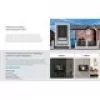 Vaizdo domofono jutiklinis monitorius EZVIZ 7 colių modelis 318500248 – atskiras valdymas dviejų butų namams