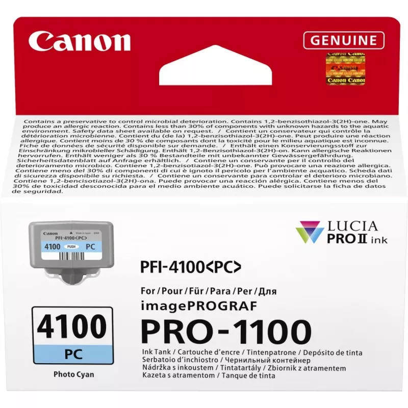 Canon LUCIA PRO II rašalo kasetė 1 vnt. Originalus standartinis derlius Fotocianas