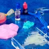 Mokslinis rinkinys Liscianigiochi Crazy Science Slime in the dark 304-PL89239 – švytintis gleivinis eksperimentų rinkinys