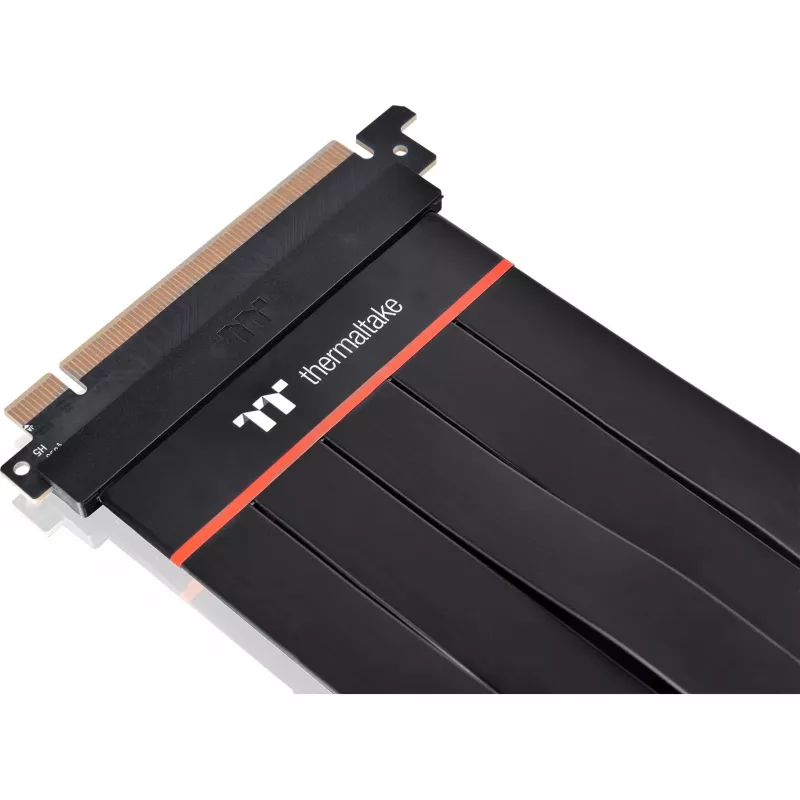 Thermaltake AC-058-CO1OTN-C1 PCIe 4.0 x16 riser pratęsimo kabelis, 0,3 m, juodas