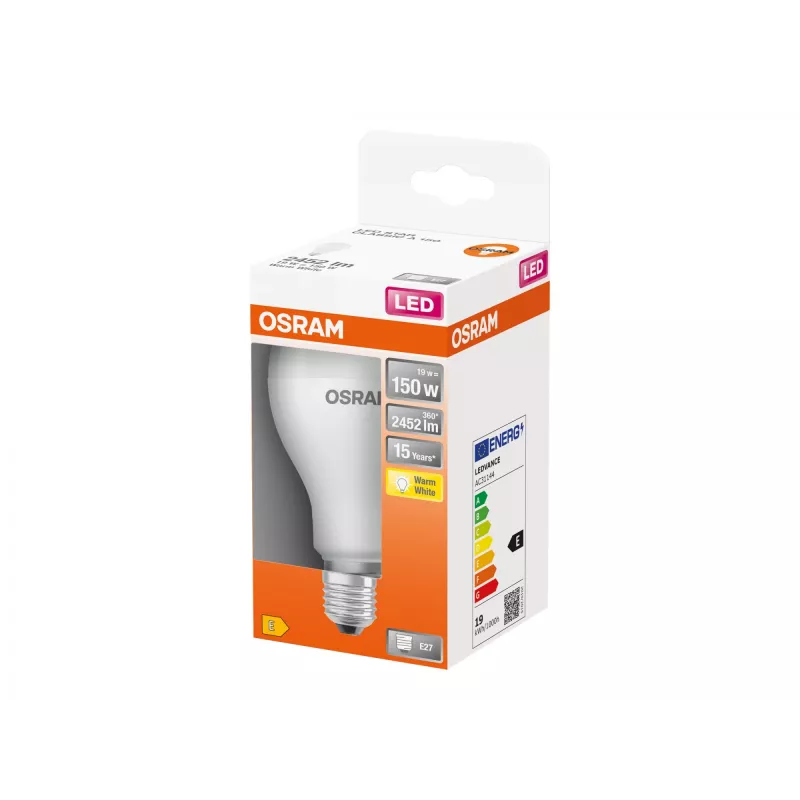OSRAM Parathom Classic LED 19 W E27 šilta balta