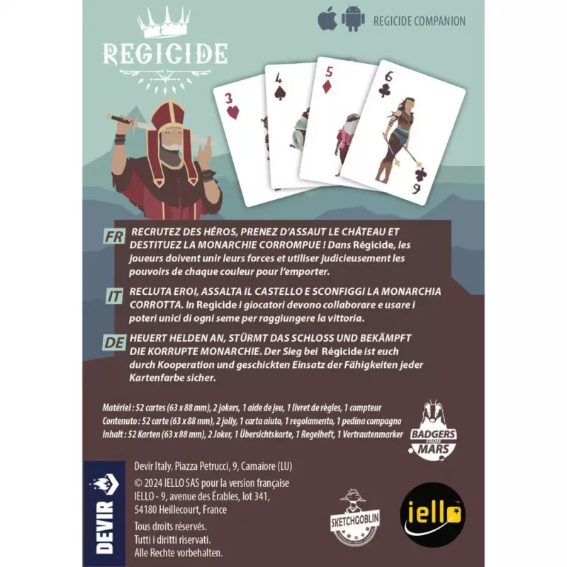Regicide – Kortų žaidimas