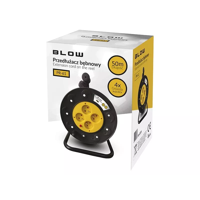 Laido ritė su įžeminimu PSB-3X2.5-4G/50M 50 m