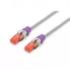 Spalvų kodavimo segtukas Digitus Color clips Patch kabeliui A-CC-VI PVC Violetinis