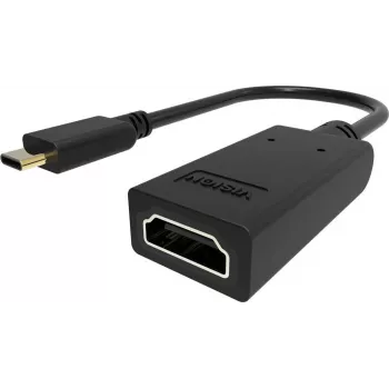 VISION vaizdo adapteris USB-C (vyriškas) į HDMI (moteriškas), 4K60Hz (3840×2160), juodas