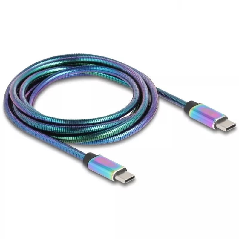 DeLOCK USB 2.0 kabelis USB C 2 m, įvairiaspalvis, 81116