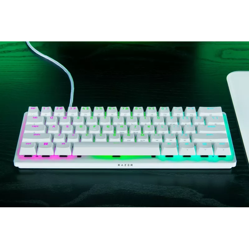 Razer Huntsman V3 Pro Mini laidinė gaming klaviatūra, 60 %, Analog Optical Gen-2, US, juoda