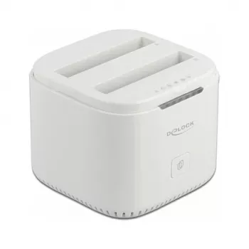 Docking stotelė DeLOCK USB Type-C 3.2 skirta 2 x 2,5 colio SATA HDD/SSD