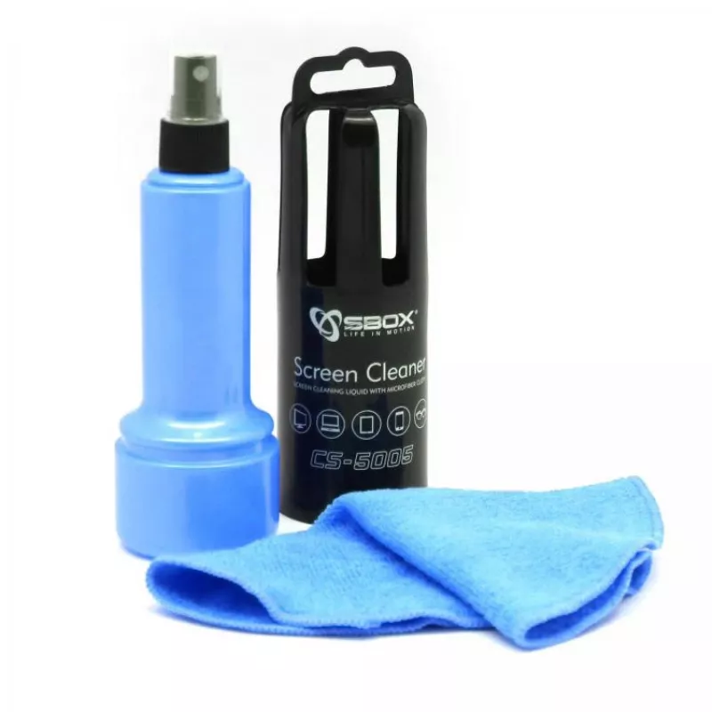 Sbox CS-5005B Ekranų valiklis 150 ml mėlynas