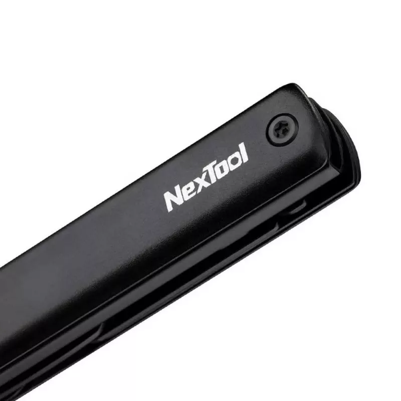 Daugiafunkcis žibintuvėlis-rašiklis Nextool NE20026 – LED 50 lm, 90 min veikimo, nerūdijančio plieno peilis, žirklės, USB-C, aliuminis, 125×15 mm, 38 g