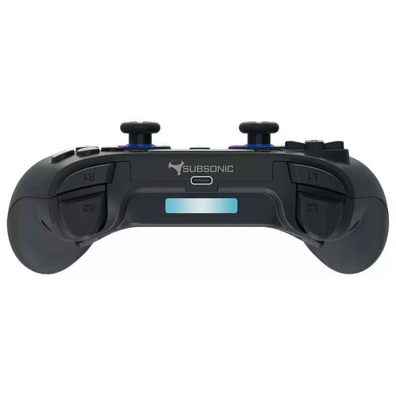 Subsonic PS5 Wireless LED valdiklis juodas D-pad Home Options Share