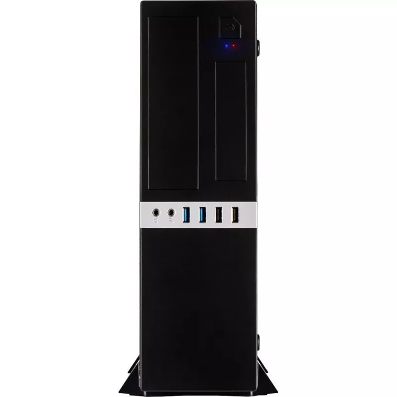 Inter-Tech IT-503 – SFF korpusas – Mini-ATX – be maitinimo šaltinio (TFX12V) – matinė juoda – USB/Audio (88881270)
