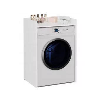 Spintelė skalbimo mašinai POLA Laundry Room Cabinet - balta