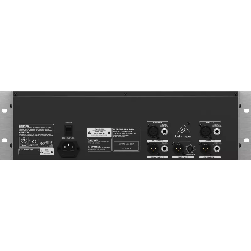 Behringer FBQ6200 garso ekvalaizeris