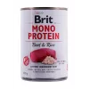 BRIT Mono Protein Beef & Rice šlapias šunų maistas 400 g