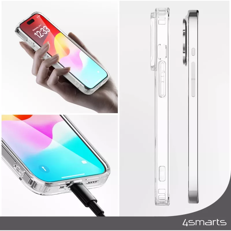 4smarts 540606 permatomas dėklas iPhone 15 Plus 17 cm