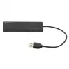 USB šakotuvas Tellur Basic 4 prievadų USB 2.0 – juodas, 4x USB-A