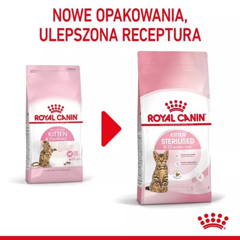 Royal Canin Kitten Sterilised sausas kačių maistas kačiukams, 3.5 kg, paukštienos skonio