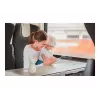 Pieno buteliuko šildytuvas Momcozy MW003-WH12BA-A – baterija 80W, liečiamas valdymas, žalia/permatoma/balta
