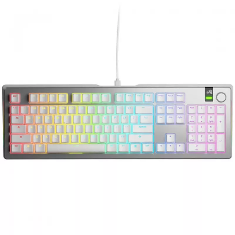 Mechaninė klaviatūra GLORIOUS GMMK 3 Pro 100% Pre-Built ANSI US išdėstymas, Fox jungikliai, sidabrinė