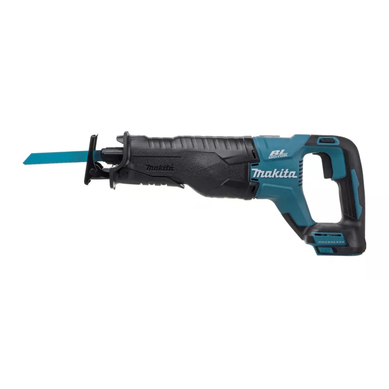 Makita DJR187Z akumuliatorinis kardinis pjūklas, 18 V Li-Ion, 32 mm eigos ilgis, 2 300–3 000 eigų/min, be akumuliatoriaus, juodai mėlynas