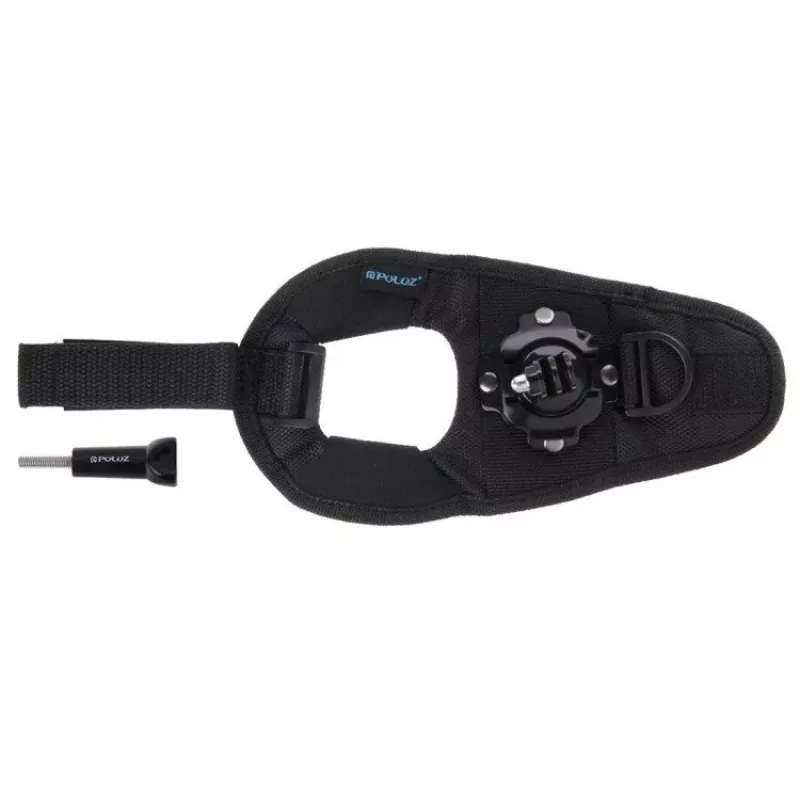 Puluz rankos riešo dirželis veiksmo kameroms su 360° sukimu – suderinamas su GoPro HERO 7/6/5/4/3/2, SJCAM, Xiaomi