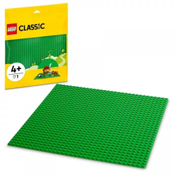 LEGO Classic žalias pagrindas 11023 – 32x32 smeigių kvadratinė statybinė lenta pievelės pagrindui