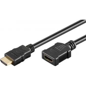 HDMI laidas Goobay 76271 2m HDMI A tipas vyriškas į moterišką 4K 48Gbit/s
