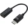 Renkforce RF-5596324 DisplayPort keitiklis [1x DisplayPort kištukas - 1x HDMI lizdas] Juodas DisplayPort 1.2 23 cm (RF-5596324)