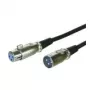 Microconnect XLRMF6 audio kabelis 6 m XLR (3 kontaktų) Juoda