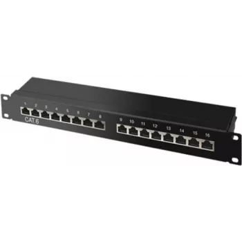 Patch Panel ShiverPeaks BS75064 24 prievadų, juodas