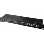 Patch Panel ShiverPeaks BS75064 24 prievadų, juodas