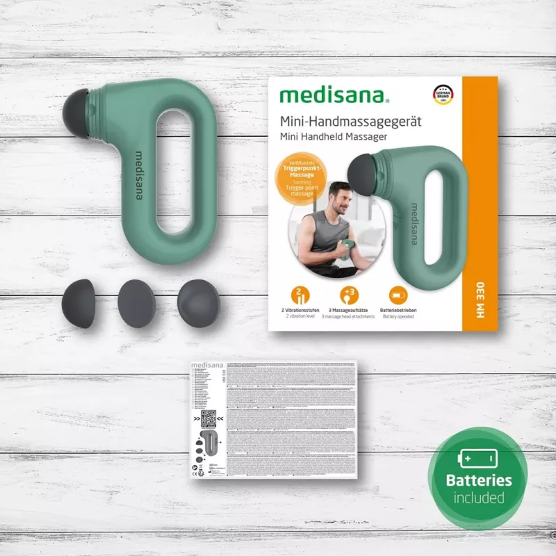 Medisana HM 330 universalus masažuoklis juodas, žalias