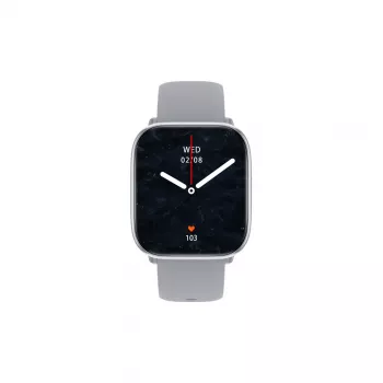 myPhone Watch Pastel 4.45 cm (1.75 inch) AMOLED 390x450 pikselių liečiamas ekranas Sidabrinis