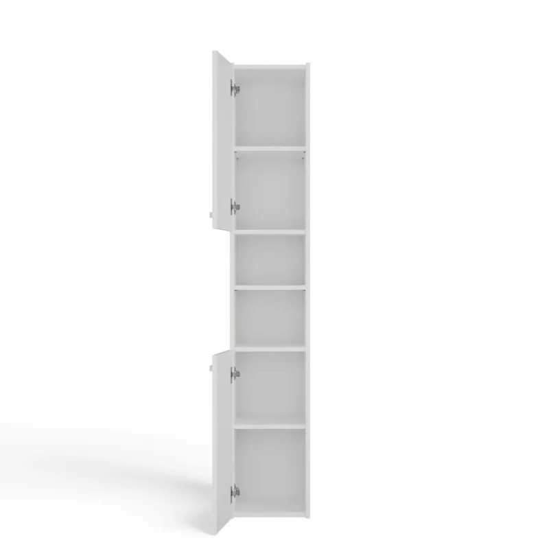 Topeshop S30 baltas vonios kambario spintelė Baltas