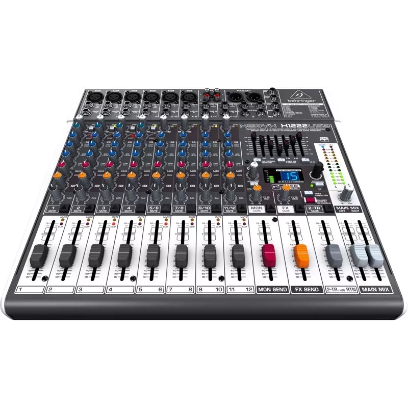 Behringer X1222USB garso maišytuvas 4 kanalai