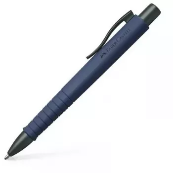 Tušinukas a.w. faber-castell 241189 — užsegamas ištraukiamas, mėlynas rašalas, ypač stora galvutė, tamsiai mėlynas korpusas, 1 vnt.