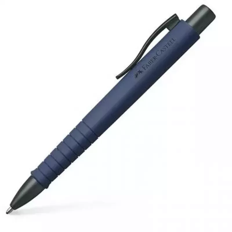 Tušinukas a.w. faber-castell 241189 — užsegamas ištraukiamas, mėlynas rašalas, ypač stora galvutė, tamsiai mėlynas korpusas, 1 vnt.