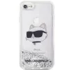 Karl Lagerfeld Original Dėklas iPhone SE 2022/SE 2020/7/8 Hardcase Blizgučiai Choupette Head (KLHCI8LNCHCS)