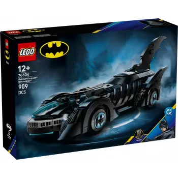 LEGO konstruktorius DC Super Heroes Betmeno automobilis Batman Forever Batmobile 76304 – 909 dalių, 1 minifigūrėlė, rekomenduojamas amžius 12+