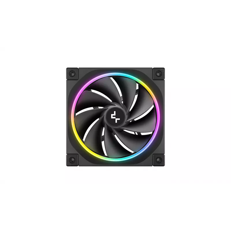 DeepCool FL12R 120mm ARGB korpuso ventiliatoriai 3 vnt. komplektas juodi