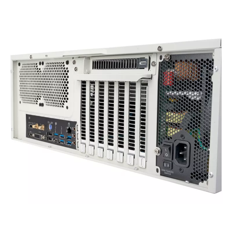 Korpusas SilverStone SST-FLP01W HTPC baltas