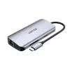 USB-C HUBAS Unitek D1122A01 su 2x HDMI 4K ir 100W Power Delivery