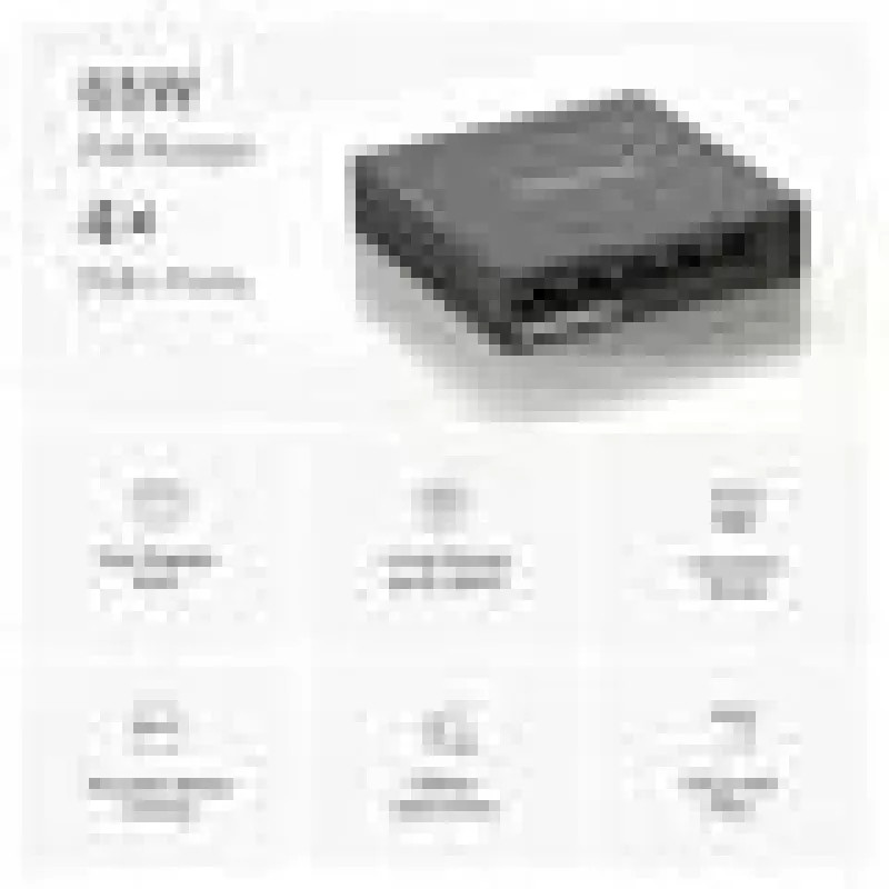 Mercusys 5 prievadų Gigabit stalinis komutatorius su 4 prievadais PoE+
